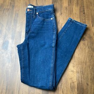 Madewell High rise skinny Jean